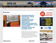 Tablet Screenshot of manado.bpk.go.id